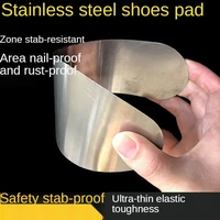 Stainless Steel Plate Insoles Labor Protection Anti-stick Anti-nail Anti-piercing Wear-resistant Construction Site Safety Insole 2