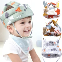 Soft baby head pillow protection cushion toddler pillow cartoon image 360 degree protection pillow breathable rebound anti-fall 1
