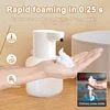 550ml Automatic Liquid Soap Dispenser Infrared Sensor USB Rechargeable Sanitizer Hand Washer Wall Mounted Bathroom IPX5 2