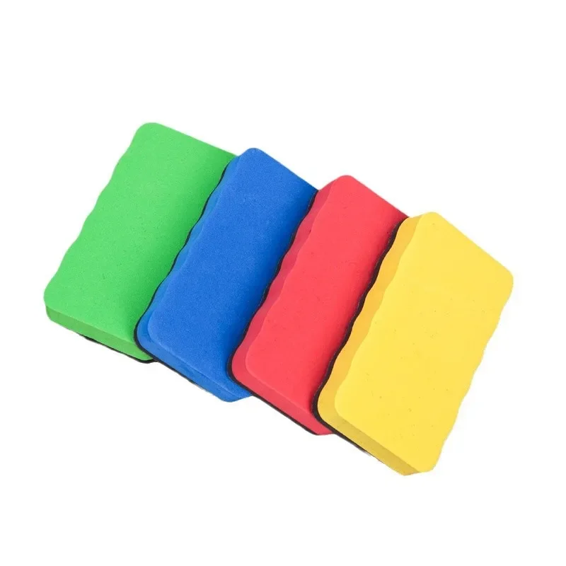 2/4Pcs Large Size Magnetic Whiteboard Eraser EVA Felt cloth Classroom Magnetic Black Board Brush Wipe School Office Supplies