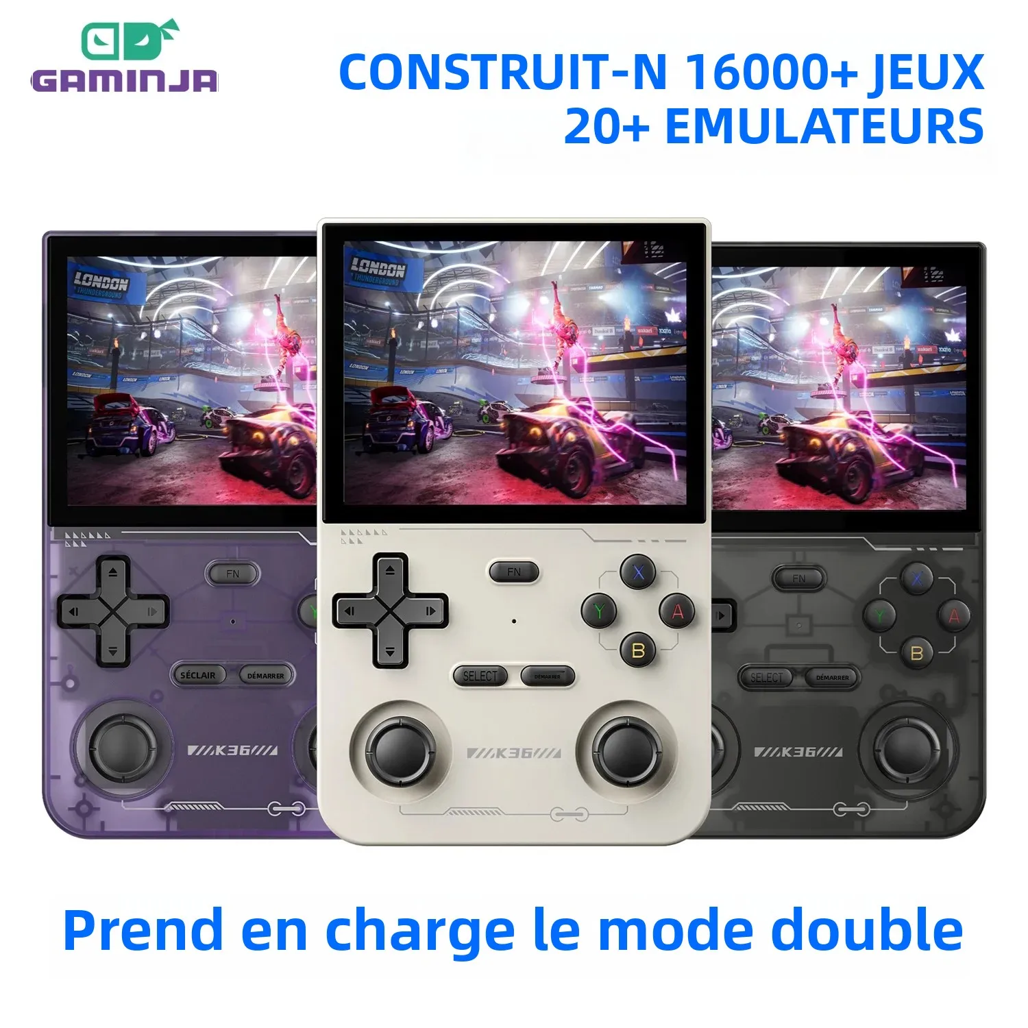 Gaminja K36 Retro Handheld Game Console With 16000 Games Ips_voghion.com