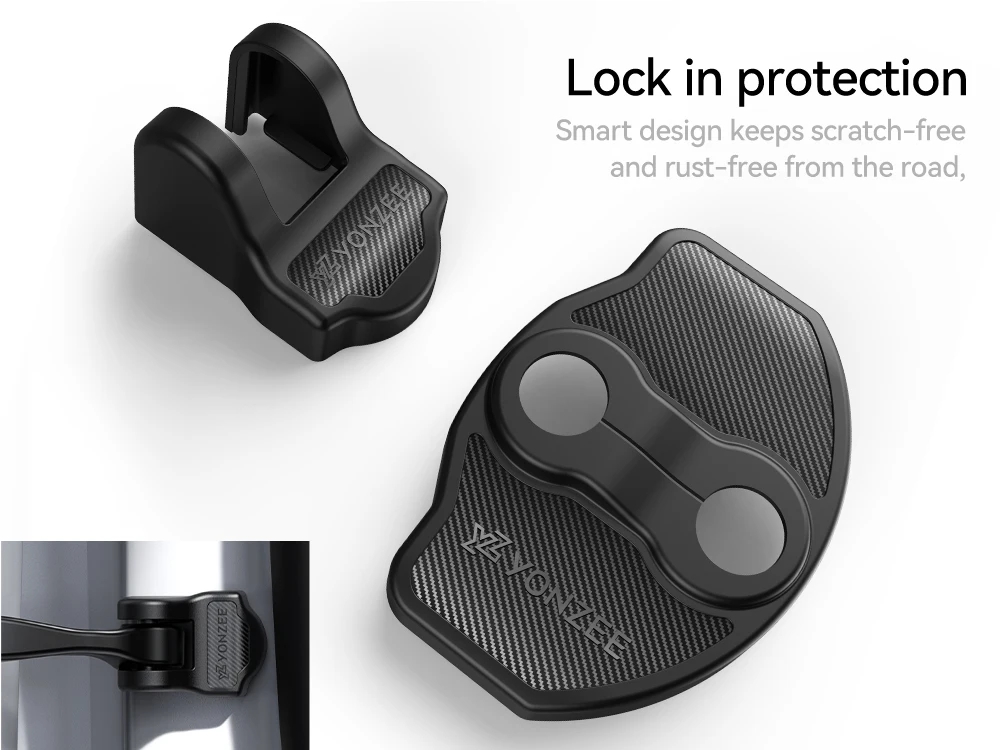 For Tesla 3 Y Highland Juniper Door Lock Protector Easy to Assemble Car Car Door