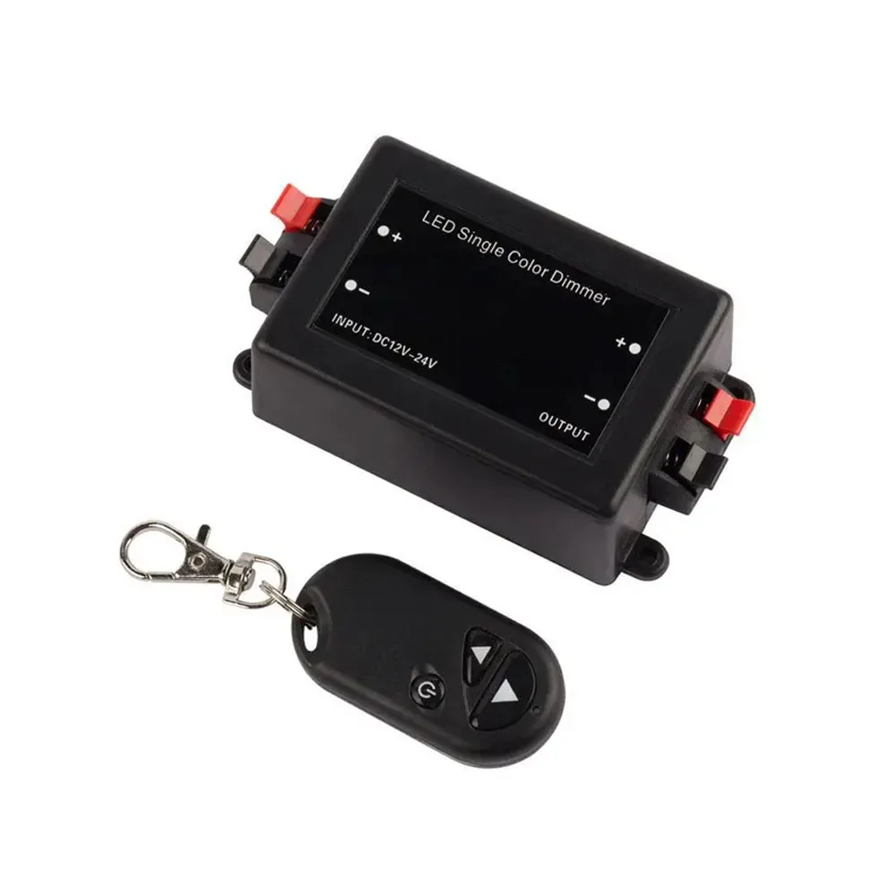 DC12-24V Single Color Light Strip Wireless RF Remote Controller Dimmer for SMD 5050 3528 Single Color LED Strip Light Rope Light