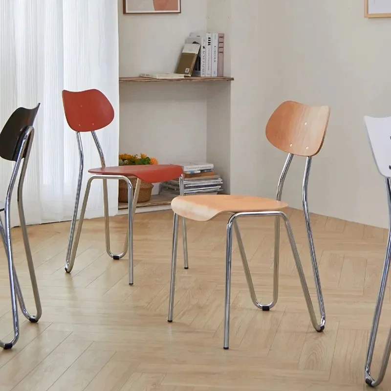Salotti Sedie In Metallo Soggiorno Portatile Relax Sedie Da Soggiorno Moderne Design Ergonomico Sedie Cucina Mobili Per La Casa Mq50Kt