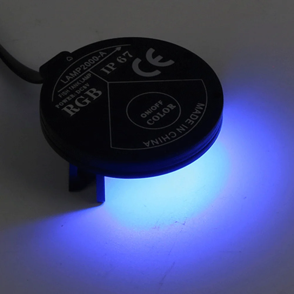 Description Picture 4 of item10LED Aquarium Fish Tank Light Clip-on DC5V 10W USB LED Plants Grow Lights Aquatic Freshwater RGB Aquarium Lamps IP67 Waterproof