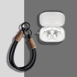 Enhanced Protective Case with Lanyard for Wireless Bluetooth Earphones (Black)