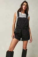 Womens Demin Overalls Shorts Vintage Loose Jumpsuits Jeans Wide Leg Korean Style Ladies High Waist Straight Baggy Bib Overalls - Image 6