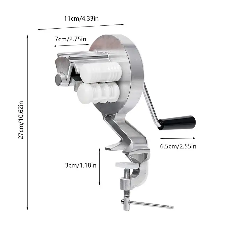 Cavatelli Maker Tool Set Portable Manual Pasta Maker with Ergonomic Hand Crank Design for Noodles Macaroni kitchen supplies