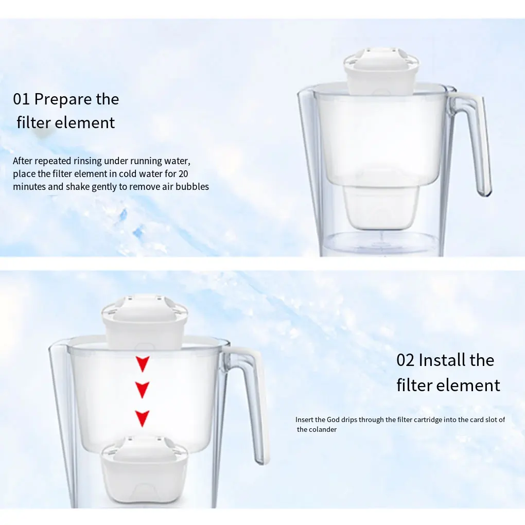 Large Scale Buildup Filter Household Impurities Drinking Water Water Bottle Microporous Odor-Free Capacity