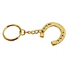 Horseshoe Keychain Zinc Alloy Highly-Polished Keychain Favor Gifts Durable Horse Snaffle Bits Key Ring for Home 1