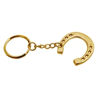 Horseshoe Keychain Zinc Alloy Highly-Polished Keychain Favor Gifts Durable Horse Snaffle Bits Key Ring for Home 1