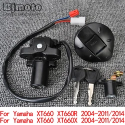 XT 660 R X Fuel Gas Cap Ignition Switch Seat Lock with Key Kit For Yamaha XT660 XT660R XT660X XT-660 2004-2011 2014