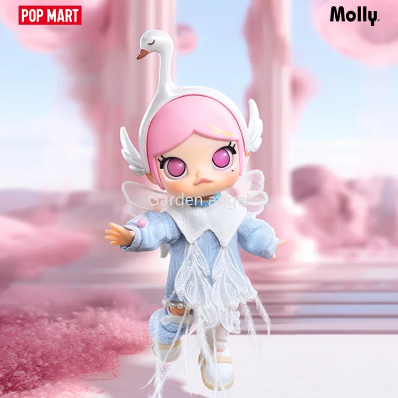 

POP MART MOLLY Transforms Swan Moving Doll Kawaii Doll Toy Caixas Collectible Action Figure Toys Model Collectible Model Gifts