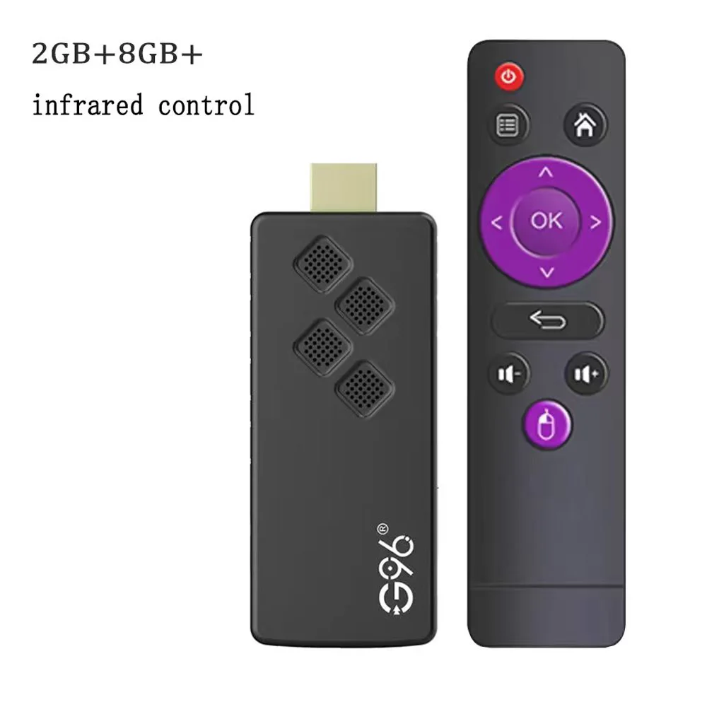 G96 Q2 Global Version TV Stick Google Assistant Android 13.0 4K Allwinner H313 Quad Core Tragbarer Streaming Media Player