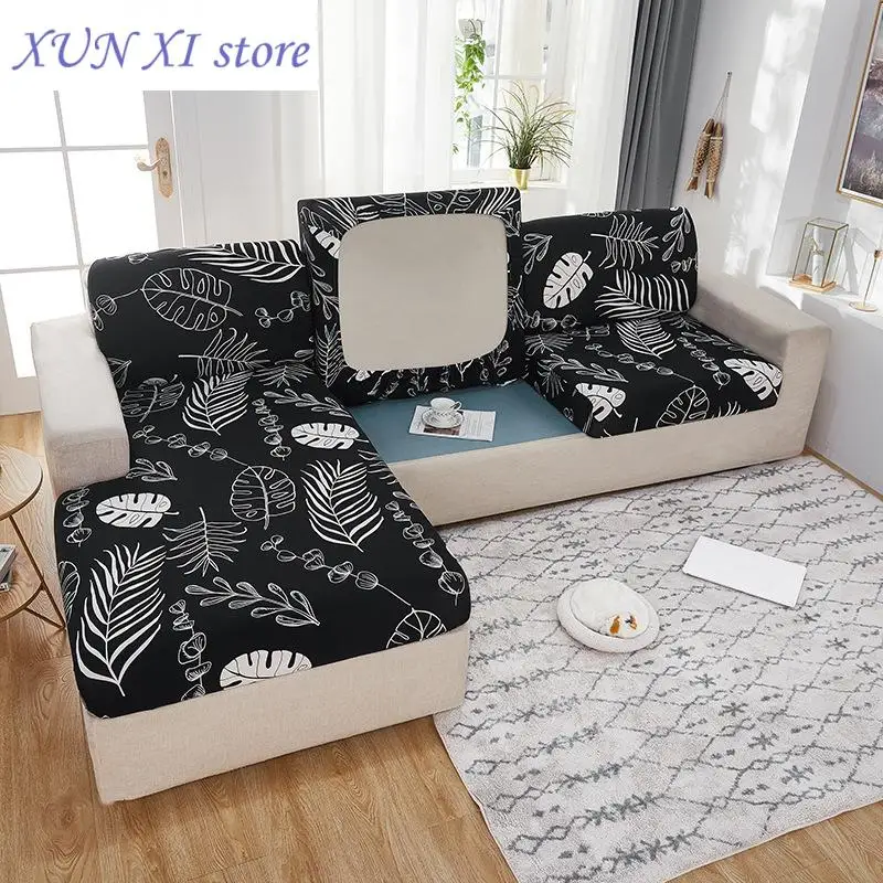 

New Stretch Printed Sofa Cushion Cover Anti-dirty Home Decor Washable Settee Covers Pets Kids Living Room Furniture Couch Case