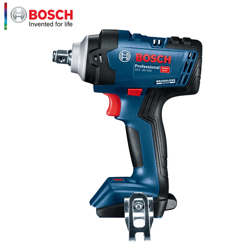 

Bosch GDS18V-400 Cordless Impact Wrench Professional 18V 400N.m Brushless Electric Wrench Power Tools Auto Repair