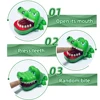 Crocodile Teeth Toys Children's Crocodile Bites Fingers Reaction Training Novelty Children's Lucky Game Trick Decompression Toy 3