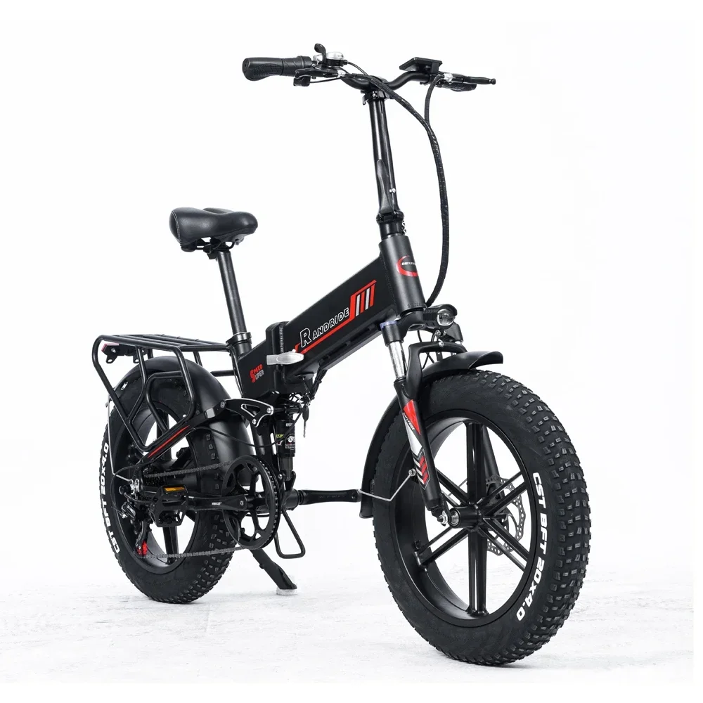 RadRide YX20M electric bike, 1000W motor, 20x4.0 inch wide tires, top speed 45 km/h, 48V 20Ah battery, max range 80-90 km, in st S3be395cf121441db95e4f756f4b5a5a48