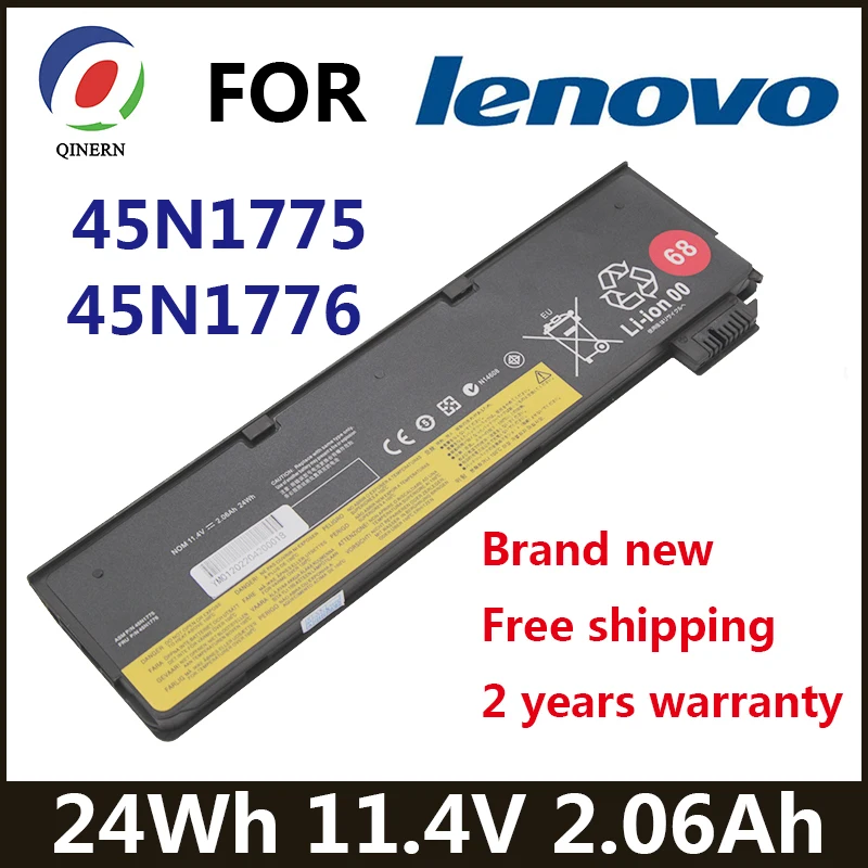 Bateria do Portátil para Lenovo Thinkpad X240 X260 X270 X250 L450 T450 T470p T450s T440s K2450 W550s 45n1136 45n1738 2.06ah 24wh 11.4v