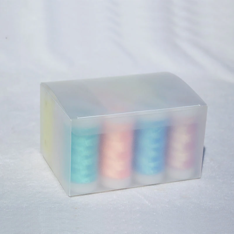 0.2/0.4/0.6/0.8mm 150D 야광 골드 실버 실 12롤/박스 야광 비딩 실 자수실