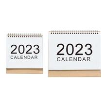 2023 prosty Cartoon kalendarz biurkowy Mini kalendarz kreatywna dekoracja pulpitu kalendarz przenośny mały kalendarz biurkowy 85DD tanie tanio CN (pochodzenie) Drukowany kalendarz Kalendarz stołowy 85DD5AC1106831 Other