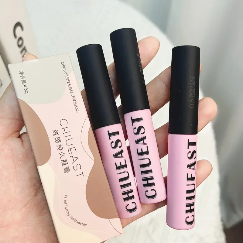 Matte Dyeing Eyebrow Cream Makeup Waterproof Lasting Liquid Dye Eyebrow Enhacer Gel Quick Dry Black Brown Mascara Tint Cosmetics 5