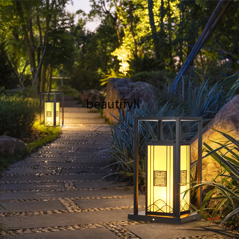 

Xhc Lamp Outdoor Community Courtyard Villa Modern Chinese Garden Simple Lawn Lamp