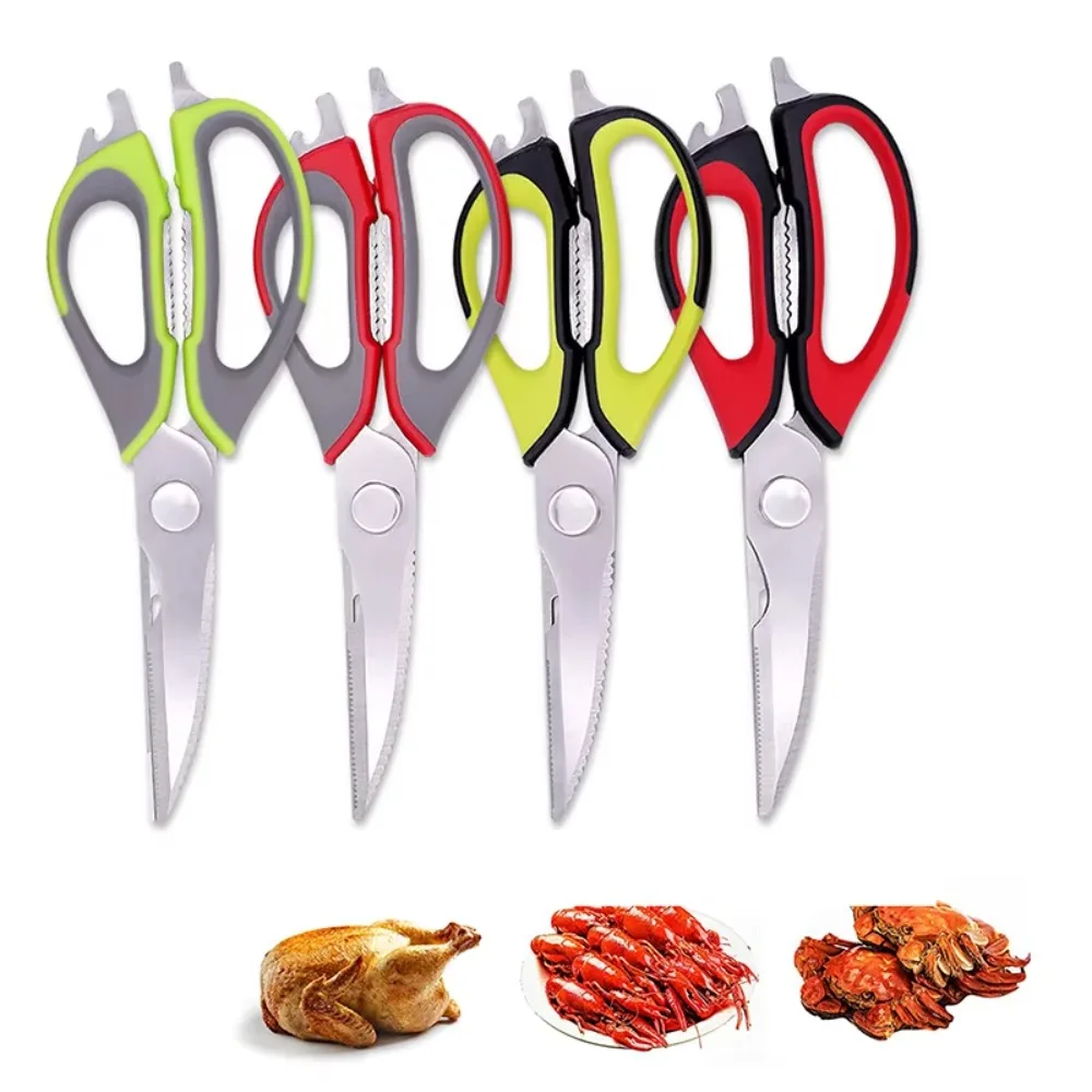 Kitchen Shears Heavy Duty Kitchen Scissors with Holder for Meat/Vegetables/BBQ/HerbsKitchen Accessories Cooking Tools - 2