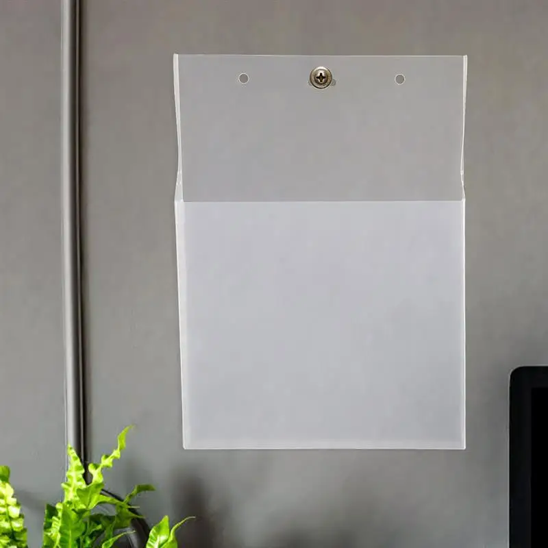 2pcs 벽 파일 홀더 문서에 대 한 다목적 교수형 문서 주머니 Office Organizer 잡지 파일 주최자
