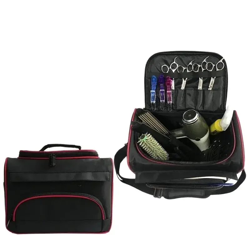 

Pro Barber Tools Storage Bag Large Capacity Hairdressing Tool Suitcase Salon Pouch Travel Organizer Shaver Organizer Holder Case