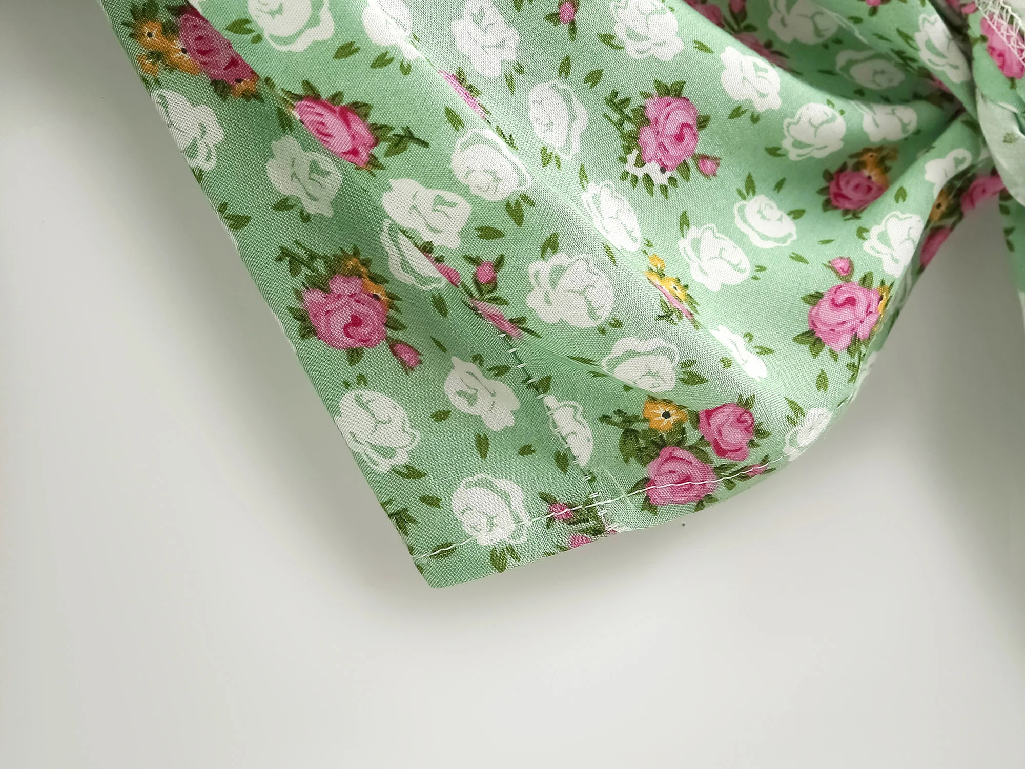 보호 그린 꽃무늬 프린트 여름 커버 업, 레이온 코튼 보우 타이, 보헤미안 비치 웨어 랩 기모노 가디건, 여성 블라우스 상의