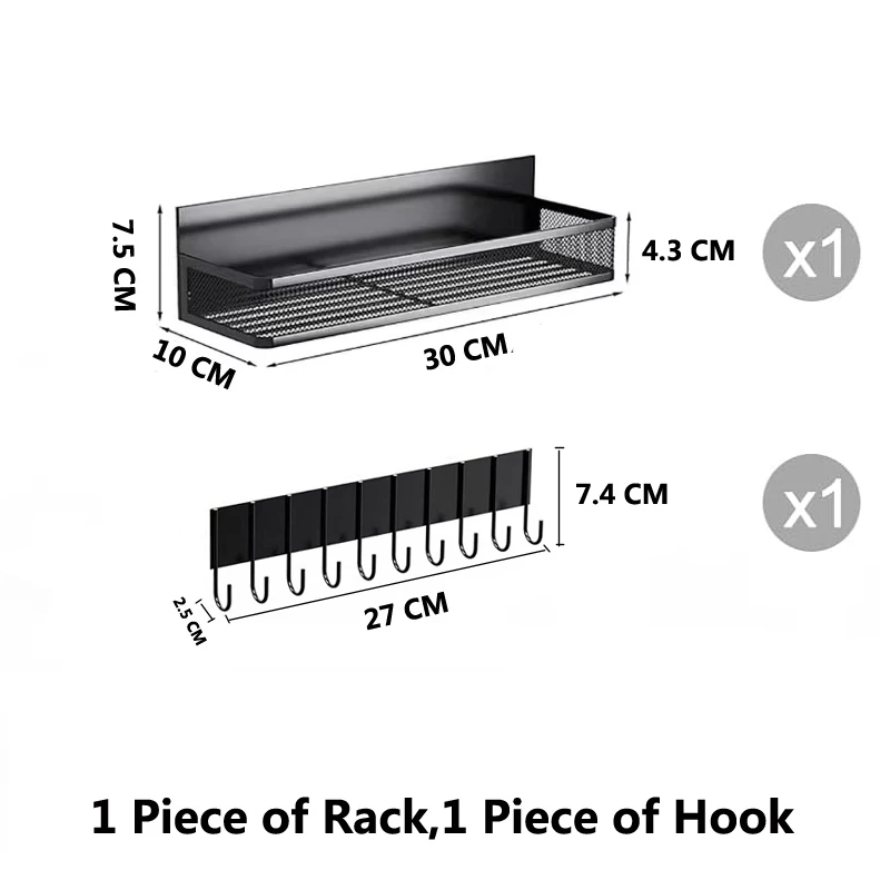 Metal Magnetic Spice Storage Rack for Refrigerator Oven Magnetic Fridge Shelf for DIY Kitchen Spice Organizer Magnetic Shelf