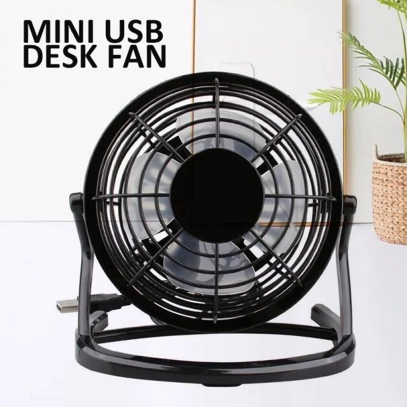 DC 5V Mini USB Cooler Desk Fan 180Degree Rotatable Summer Portable Desktop Cooling For Notebook Laptop