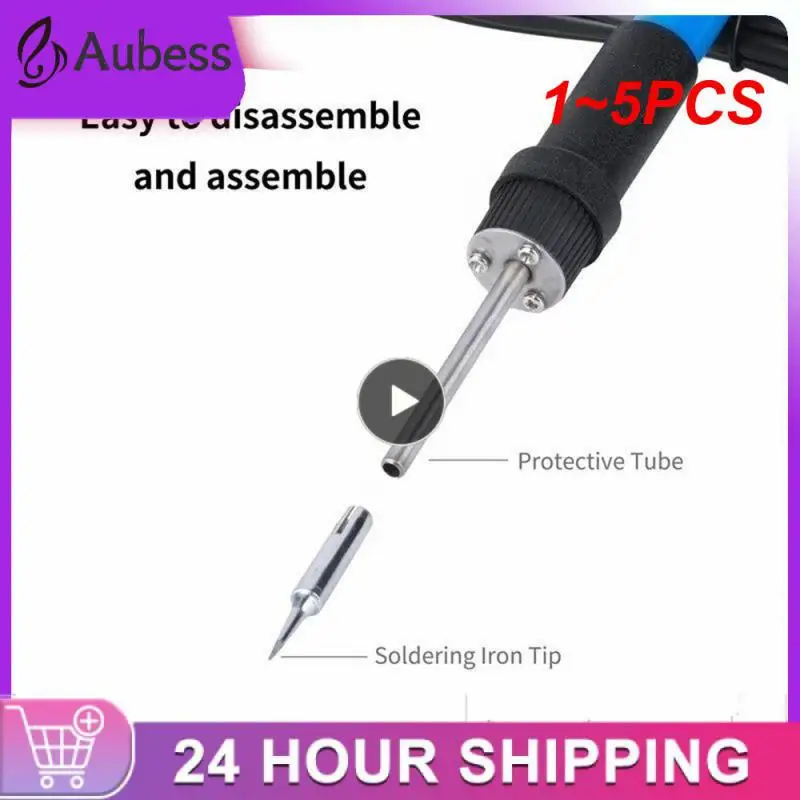 

1~5PCS Digital Electric Soldering Iron Rework Station 220V /110V Welding Iron Tools Temperature Adjustable Welding Soldering