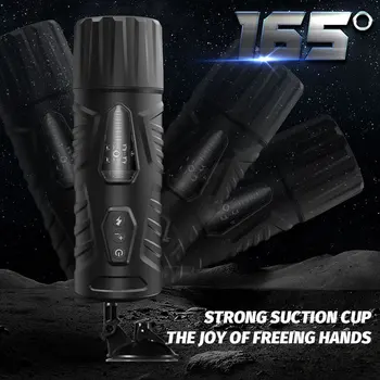 Hannibal Automatic Male Masturbators Cup 7 Thrusting Rotating Hands Free Pocket Pussy Stroker Adult Toys