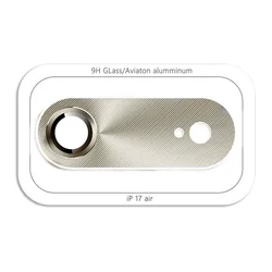 Durable Metal Camera Lens Protector with Alloy Ring Design - iPhone 17 Air (Titanium gray - Air)