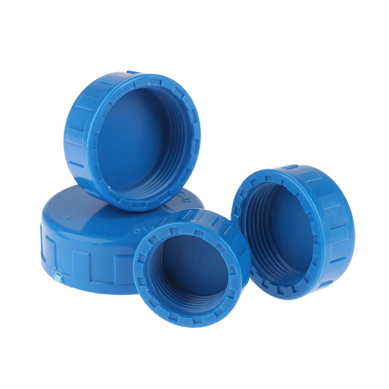 1Pc PVC Female Thread End Cap Connector 1/2 3/4 1 1.2 1.5 2 Inch End ...