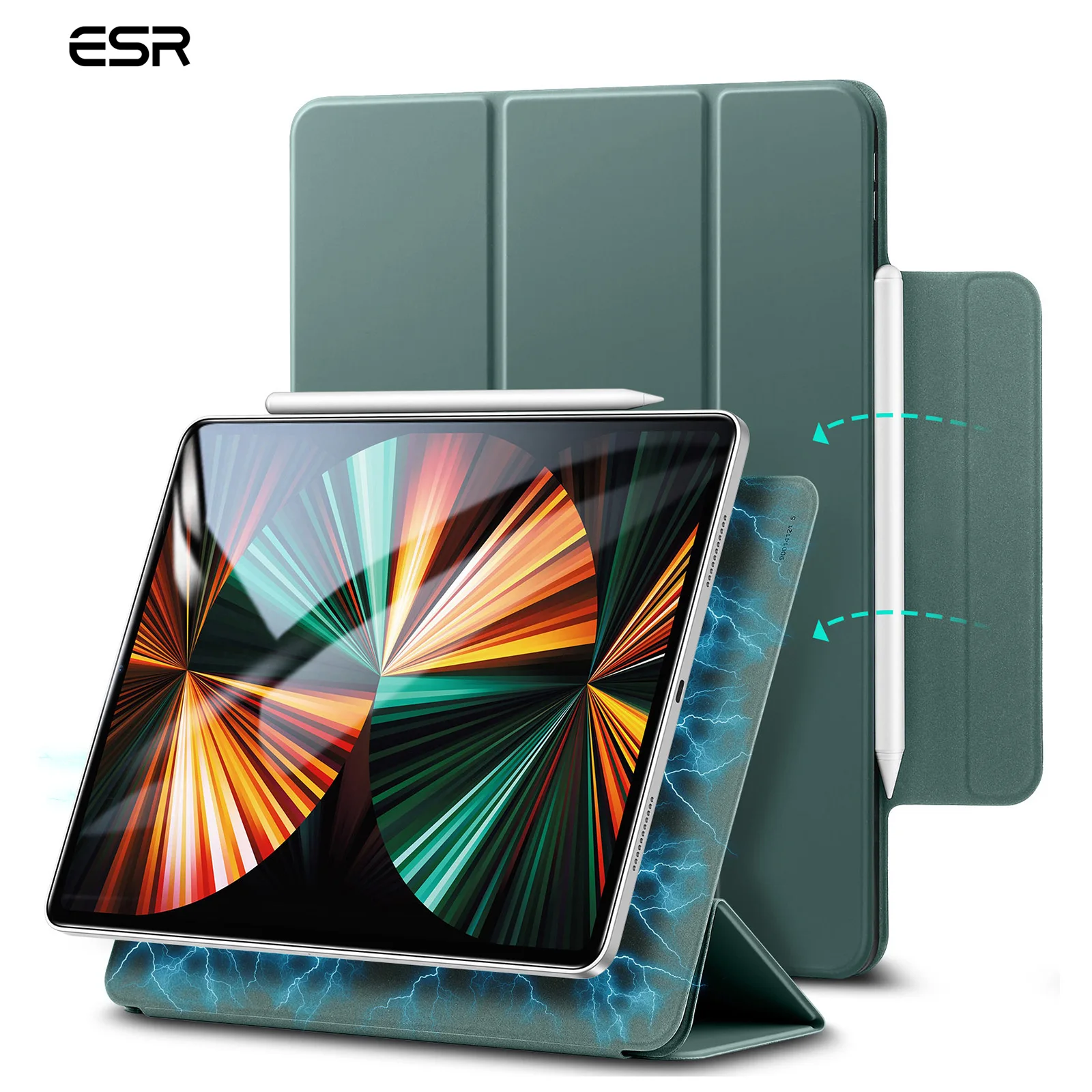 ESR for iPad Pro 11 Case 2021 Magnetic for iPad Air 5 Case 2022 for iPad Pro 12.9 Case 2021 Air 4 10.9 Mini 6 Smart Cover Funda