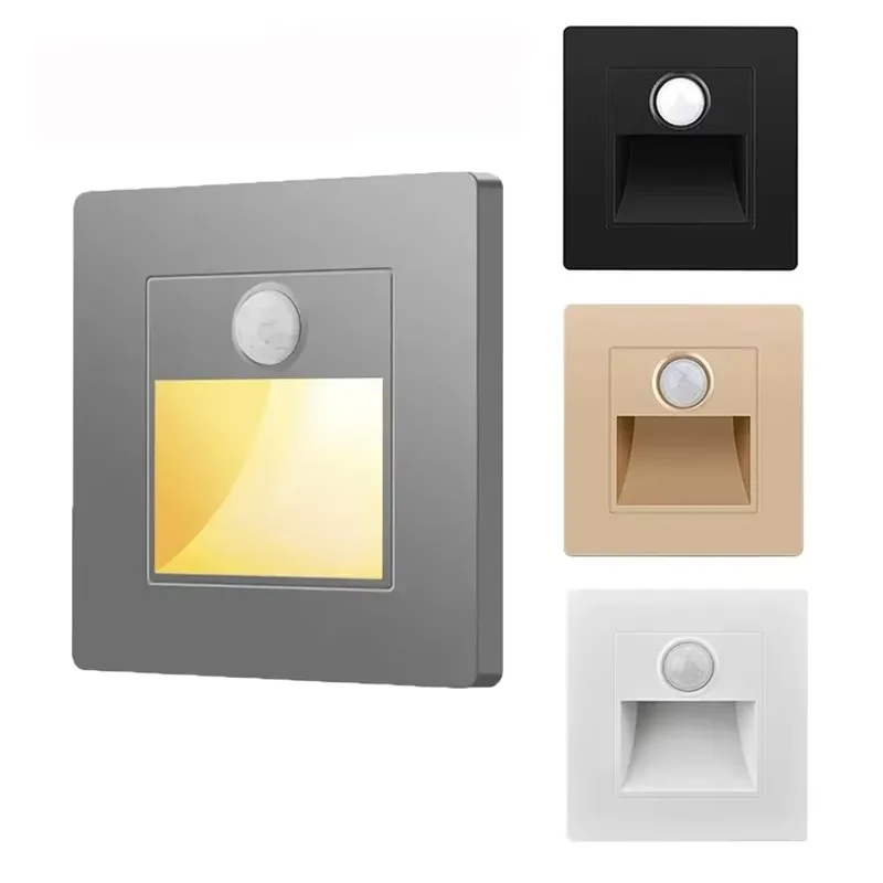 3W LED Wall Lamp Intelligent Induction Stair Lighting