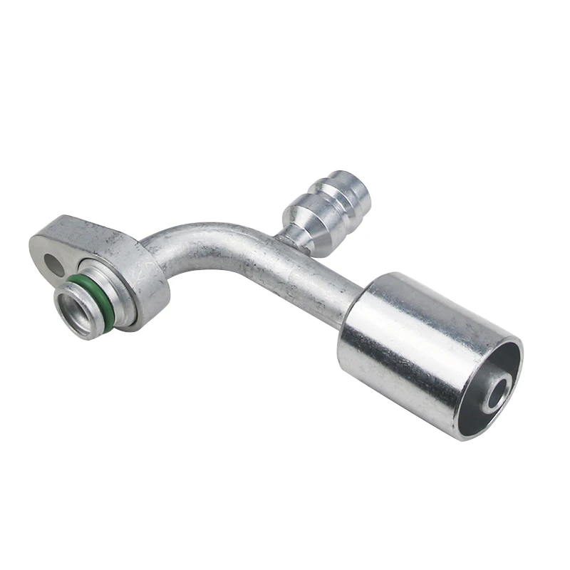 자동차 에어컨 호스 이동식 압력 플레이트 R134a 표준 배리어(두꺼운 벽) 호스용 슬리브 및 노즐이 있는 피팅