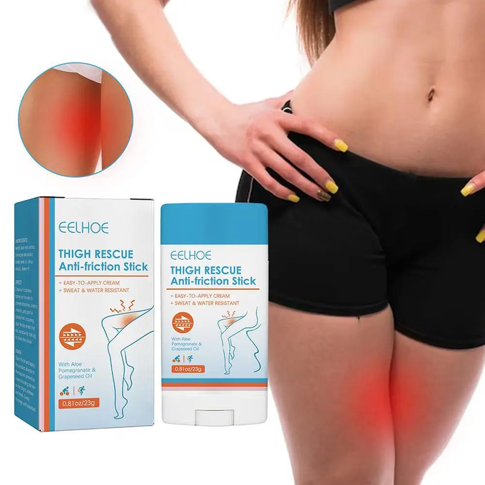 Thigh Anti Chafe Unisex Thigh Rescue Anti Friction Stick Body Anti Friction Sweat-absorbent Thigh Chafing For Women Men