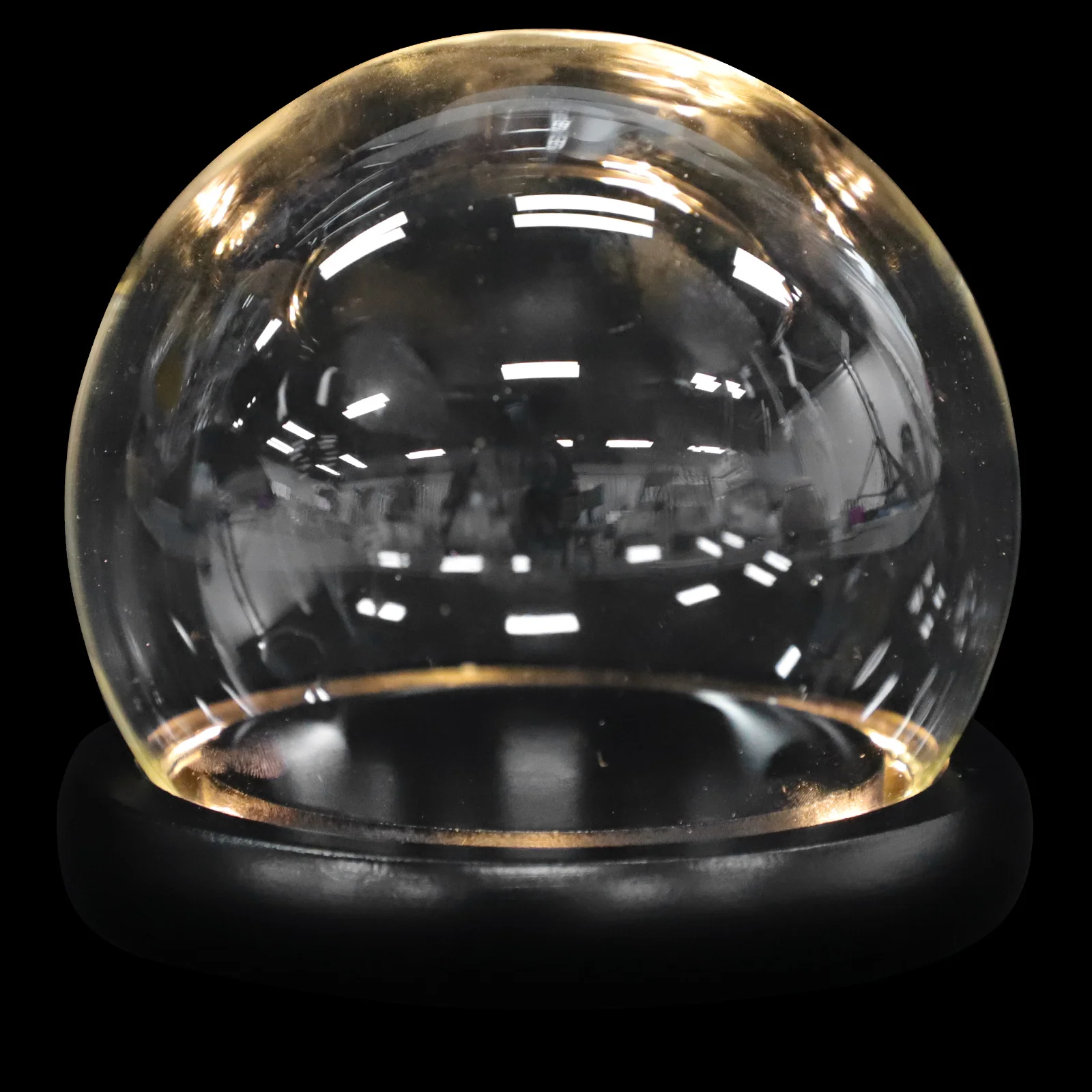 

Glass Bell Dome with Base Preserved Flower Glass Dome Decorative Clear Glass Cloche Glass Bell Dome Display