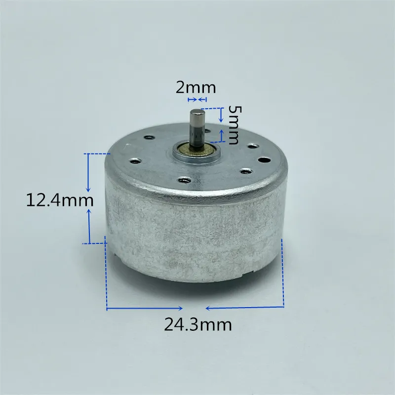 RF-300-1D390 RF-300CA Mini Mute 24mm Round Electric Motor DC 1.5V 3.7V ...