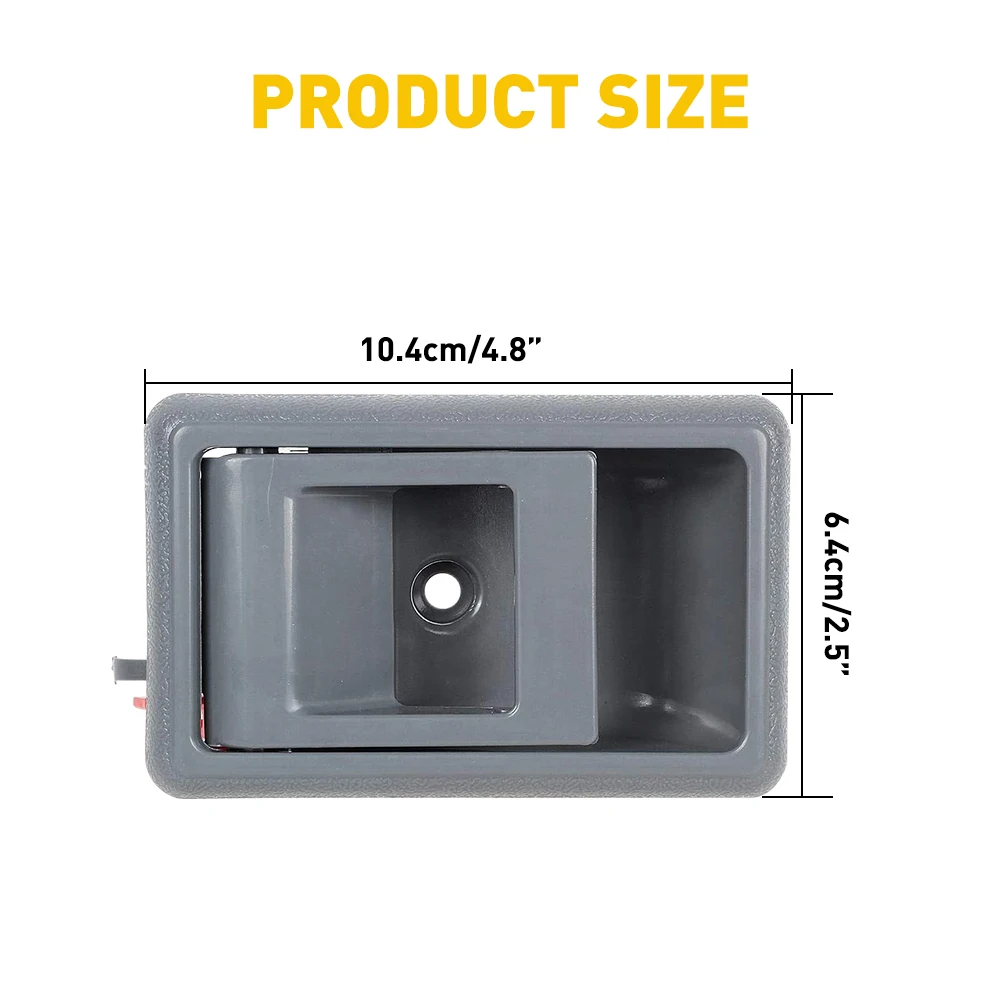 Toyota 4Runner 용 2Pcs 1989 1990 1991 1992 1993 1994 Tacoma Tercel Corolla 세단 픽업 자동차 액세서리 인테리어 도어 핸들