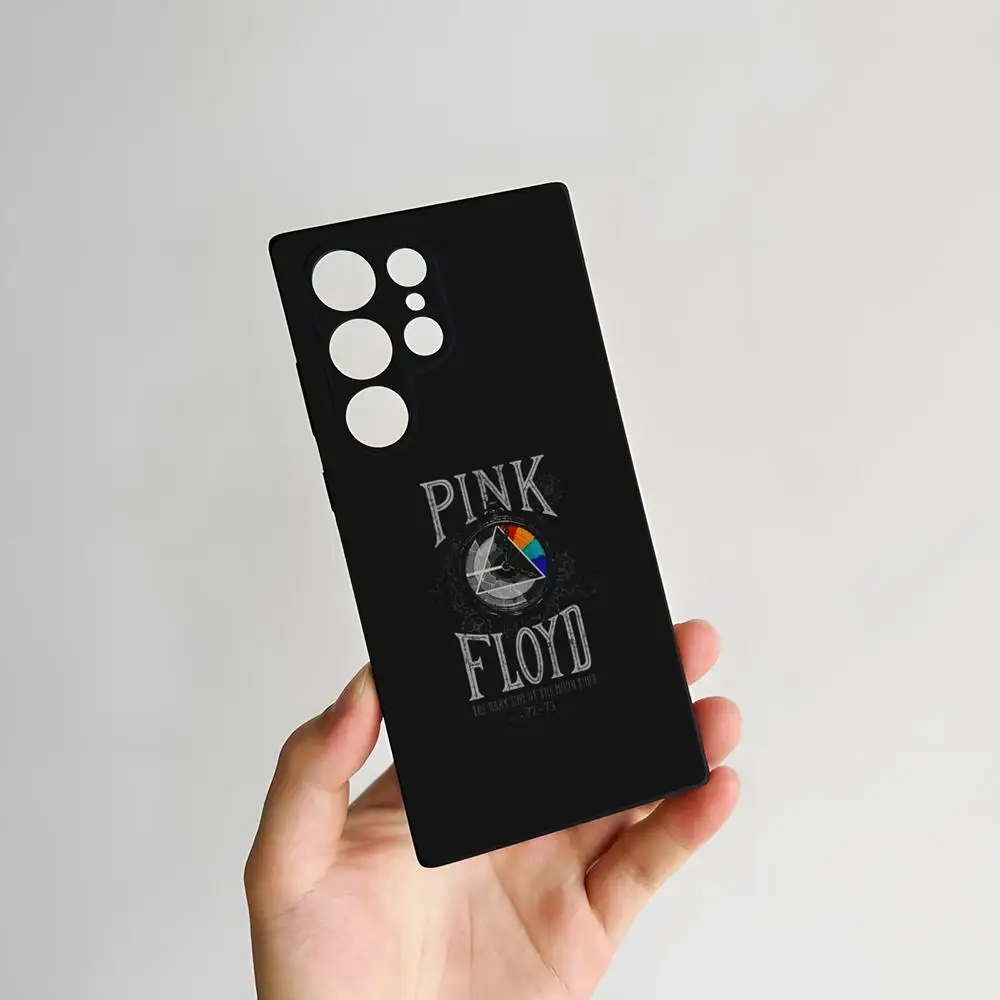 Rock Band Pink Floyd Shockproof Soft Phone Case in Pastel Pink