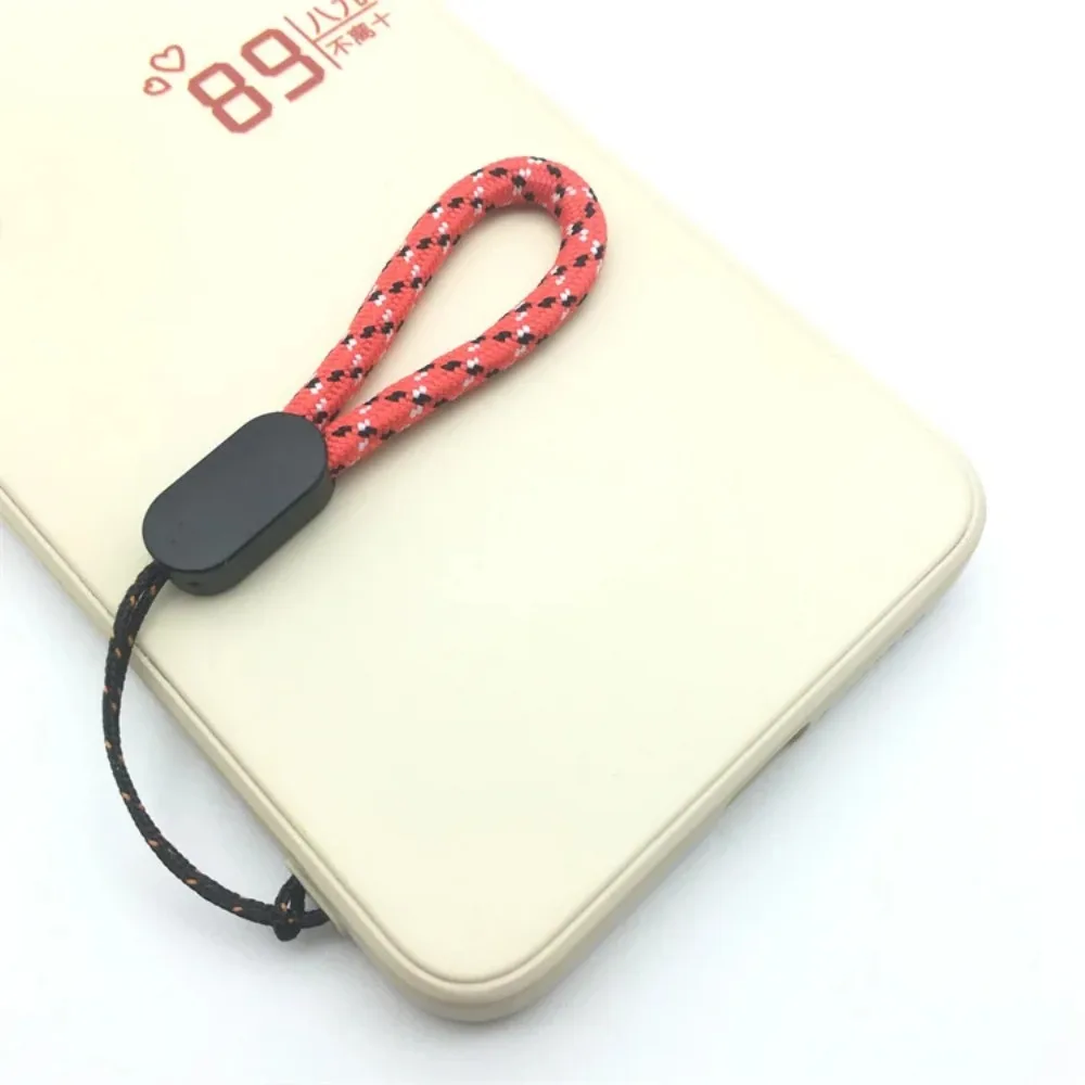 짧은 휴대폰 손목 스트랩, 손가락 링 끈, 열쇠, USB 플래시, 작은 물건, 둥근 줄 키체인, 휴대폰용