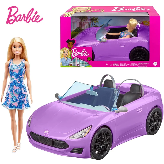 Muñeca Barbie Kawaii de moda Convertible, conjunto de coche, Anime, pelo  rubio, vestido Floral azul, figura de vacaciones, muñeca dulce, juguete de  cumpleaños HBY29 - AliExpress
