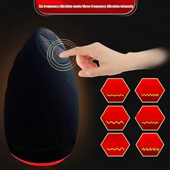 Automatic Male Masturbation Cup Tongue Licking  Adult Goods Sucking Machine with Heating Male Masturbator Vibrator Oral Sex Toys