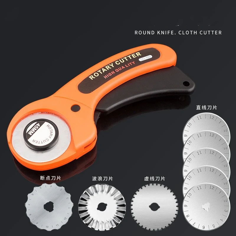 Electric Rotary Cutter Leather Craft Rotary Cutter Leather Cutting Tool  Leather Craft Fabric Circular Blade Knife DIY Patchwork - AliExpress