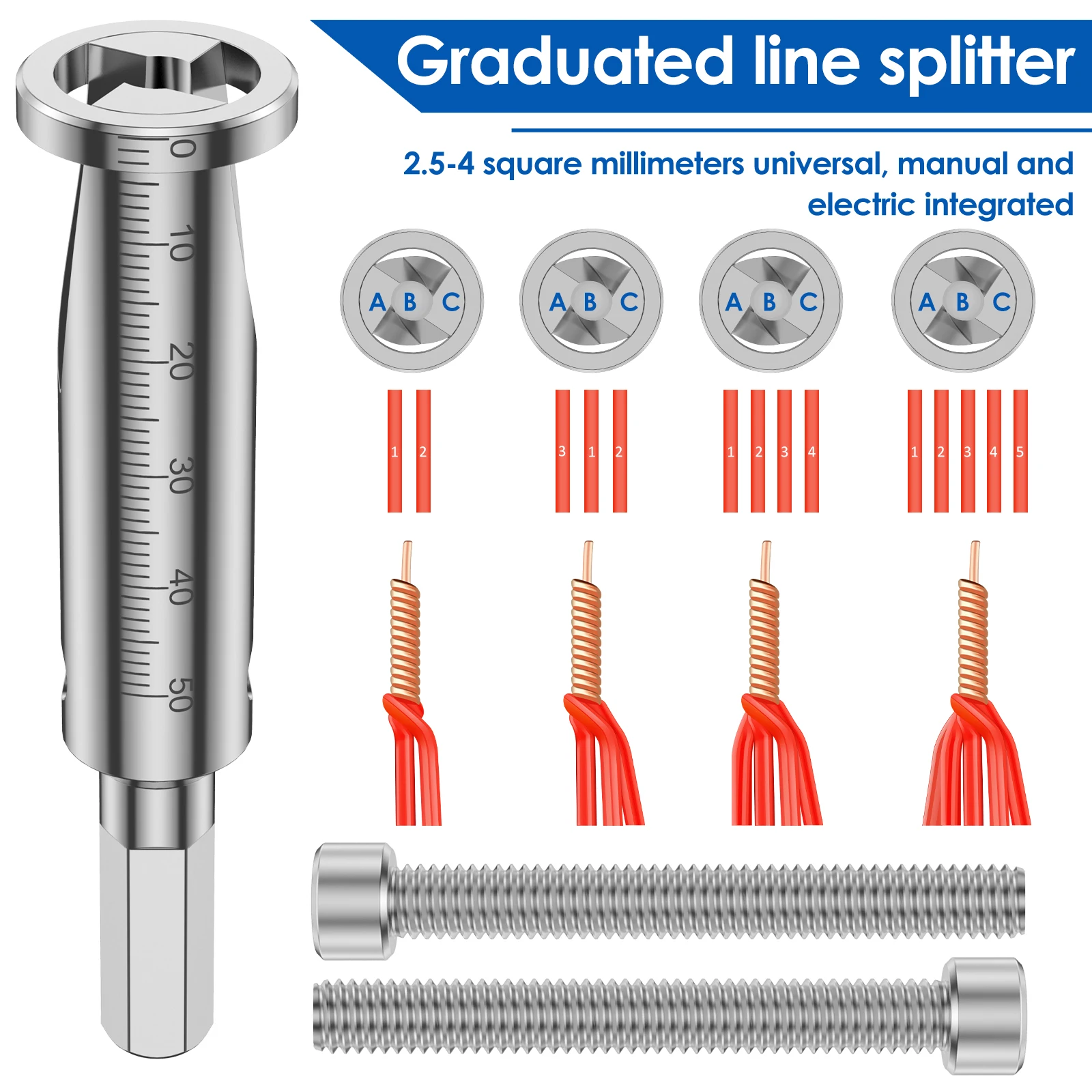 Wire Twisting Tools Hand Tools Electric Wire Swivel Winding Connector Power Drill Drivers Twisted Twist Cable Device